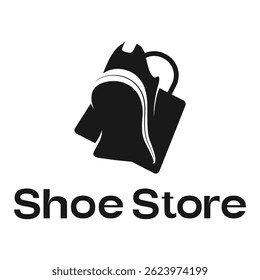 shoe store isolated on white background