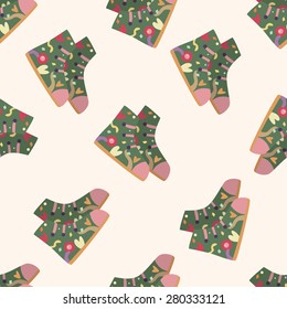 shoe style , cartoon seamless pattern background