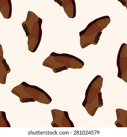 shoe style , cartoon seamless pattern background
