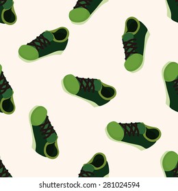 shoe style , cartoon seamless pattern background