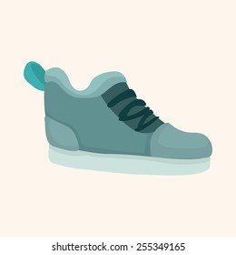 shoe style theme elements vector,eps