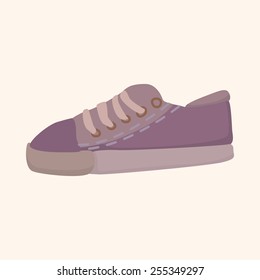 shoe style theme elements vector,eps