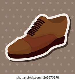 shoe style theme elements vector,eps