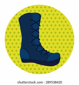 shoe style theme elements vector,eps