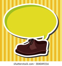 shoe style theme elements vector,eps