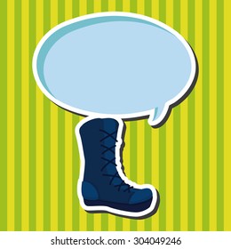 shoe style theme elements vector,eps