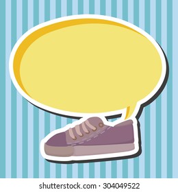 shoe style theme elements vector,eps
