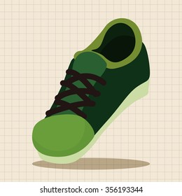 shoe style theme elements vector,eps