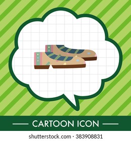 shoe style theme elements vector,eps