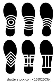 shoe stylized print