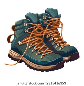 shoe symbolizes success in hiking icon isolated
