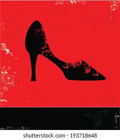 Shoe symbol,vector