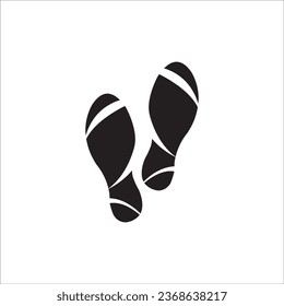 SHOE TRAIL ICON VECTOR ILLUSTRATION SYMBOL DESIGN