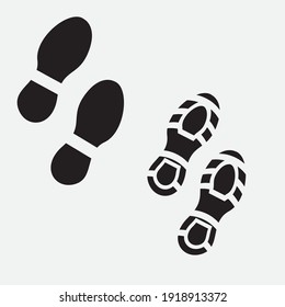 
shoe trail template with 2 types of design and black color. for the template