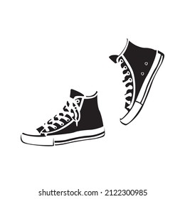 Shoe Vector Drawing Template Design Black Stock Vector (Royalty Free ...