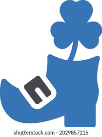 shoe vector glyph color icon