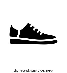 Shoe Vector Glyph Flat Icon 