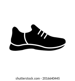 shoe vector glyph flat icon color editable