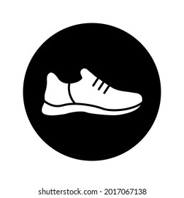 shoe vector glyph flat icon color editable