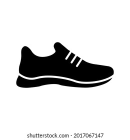 shoe vector glyph flat icon color editable