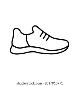 color de icono plano de glifo vector de zapatos editable