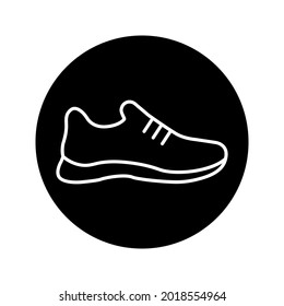 shoe vector glyph flat icon color editable