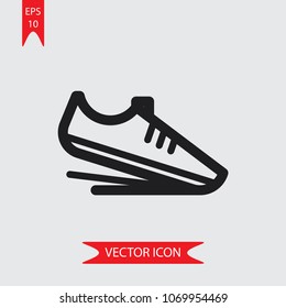 Shoe vector icon 