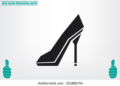 Shoe vector icon