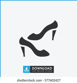 shoe vector icon illustration isolated vector sign symbol