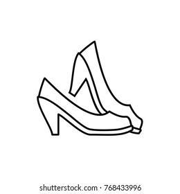 shoe vector icon illustration isolated vector sign symbol
