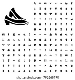 Shoe vector icon illustration isolated vector sign symbol. editable clothes icons vector set.