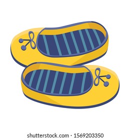 Shoe vector icon.Cartoon vector icon isolated on white background shoe.