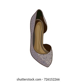 shoe, vector illustration