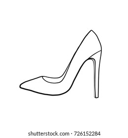 shoe, vector illustration
