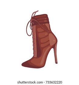 Shoe, vector illustration 