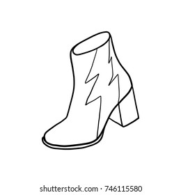 Shoe , vector illustration 