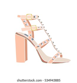 Shoe vector illustration, fashion