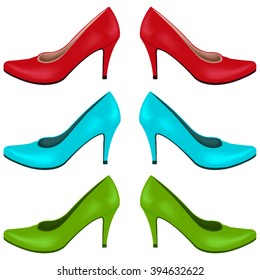 Shoe vector illustration, isolated.