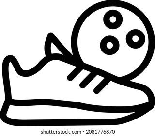 shoe vector illustration isolated on a transparent background . colour vector icons for concept or web graphics.