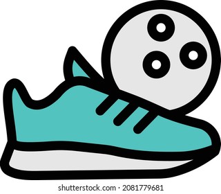 shoe vector illustration isolated on a transparent background . colour vector icons for concept or web graphics.