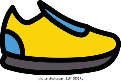 ilustración de shoe Vector en un fondo transparente.Símbolos de calidad premium.Iconos vectoriales de trazo para el diseño de conceptos y gráficos.