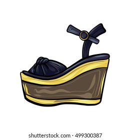 shoe vector illustration,sandals 