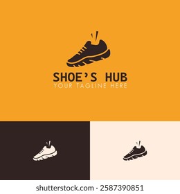 shoe vector logo design template