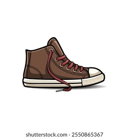 Shoe vector, sneaker shoe vector logo design icon