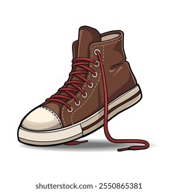 Shoe vector, sneaker shoe vector logo design icon