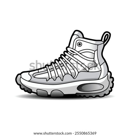 shoe vector Sneaker shoe vector logo design and icon