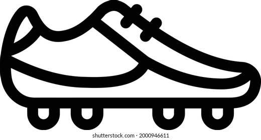 shoe vector thin line icon