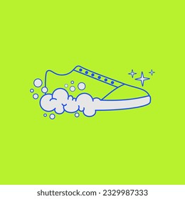 shoe wash icon, the icon in a simple and minimalist style which is suitable for you to use in your projects.