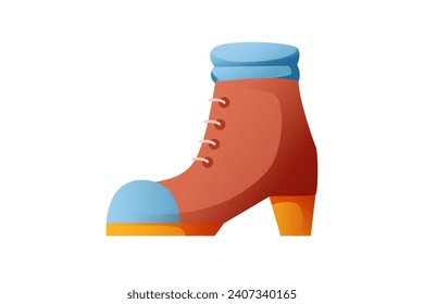 Diseño de pegatinas de ropa de invierno para zapatos