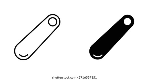 Colección de diseño de ícono de calzador. Signo y Vector para diseños de interfaz de usuario